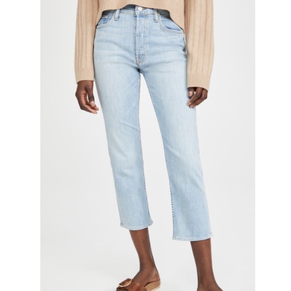MOTHER the tomcat jeans, button fly, cropped length, color: It’s Kinda My Thing
